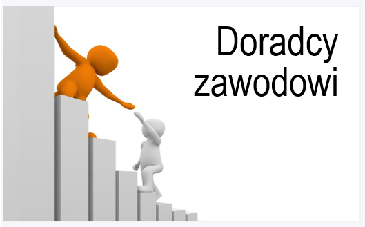 grafika zawiera napis Doradcy zawodowi