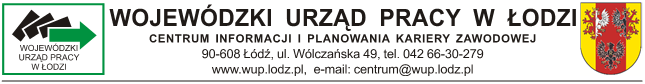 logo wojewódzkiego urzędu pracy w Łodzi